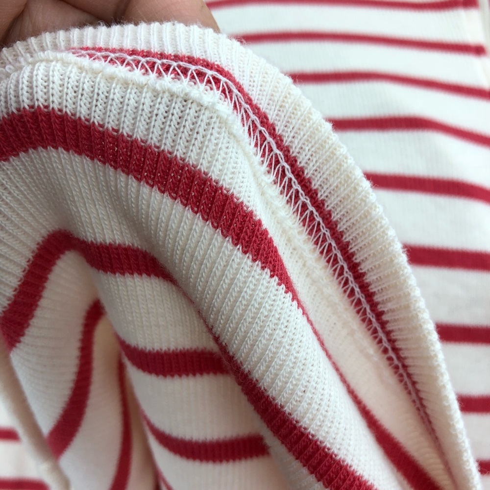 L.L Bean striped light weight sweater #3 - Picture 4 of 8